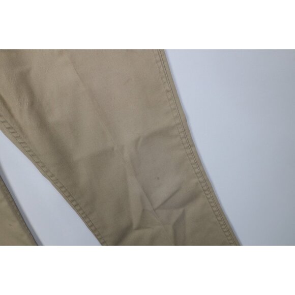 Vtg 70s Streetwear Mens 38x29 Distressed Wide Leg Bell Bottoms Twill Jeans USA - Picture 6 of 14